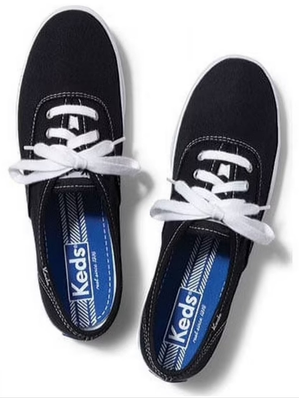 Keds Black Oxford Canvas Sneakers
